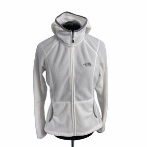The North Face white zip up jacket womens medium